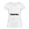 Playera Dama: Algodón Peinado Cuello V Thumbnail