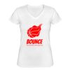 Playera Dama: Algodón Peinado Cuello V Miniatura