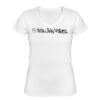 Playera Dama: Algodón Peinado Cuello V Miniatura