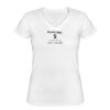 Playera Dama: Algodón Peinado Cuello V Miniatura