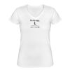 Playera Dama: Algodón Peinado Cuello V Miniatura