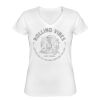 Playera Dama: Algodón Peinado Cuello V Miniatura