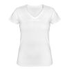 Playera Dama: Algodón Peinado Cuello V Miniatura