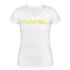 Playera Dama: Algodón Peinado Cuello V Miniatura