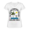 Playera Dama: Algodón Peinado Cuello V Miniatura