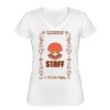Playera Dama: Algodón Peinado Cuello V Miniatura