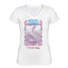 Playera Dama: Algodón Peinado Cuello V Miniatura